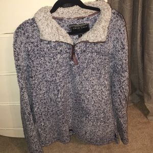 Blue True Grit Pullover